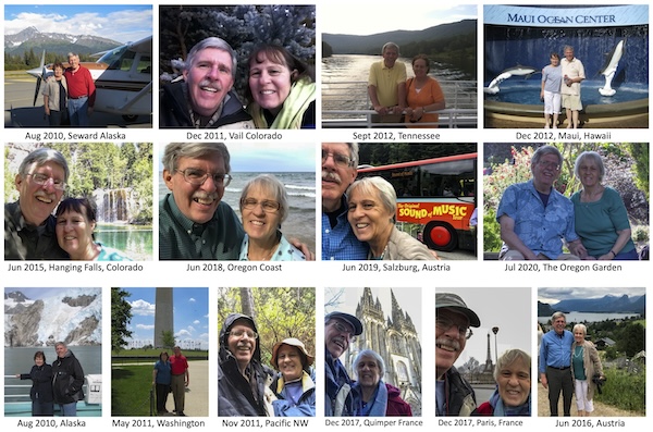 The places we've been